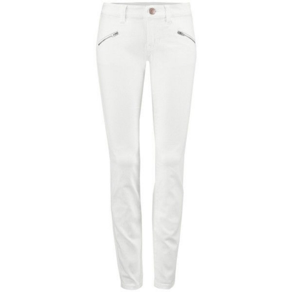 cabi white Zip Skinny jeans size 8